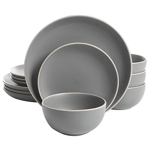 Gibson Home Rockaway Dinnerware Set-12-Piece Gibson Home Rockaway Dinnerware Set-12-Piece